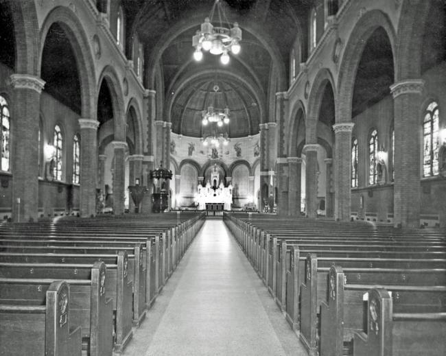 Interior church